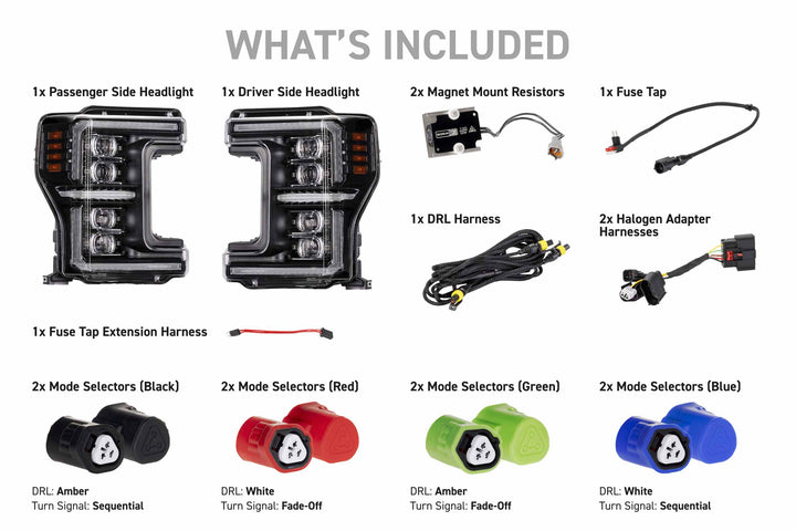 Morimoto XB Evo LED Headlights | 2017-2019 Ford Super Duty