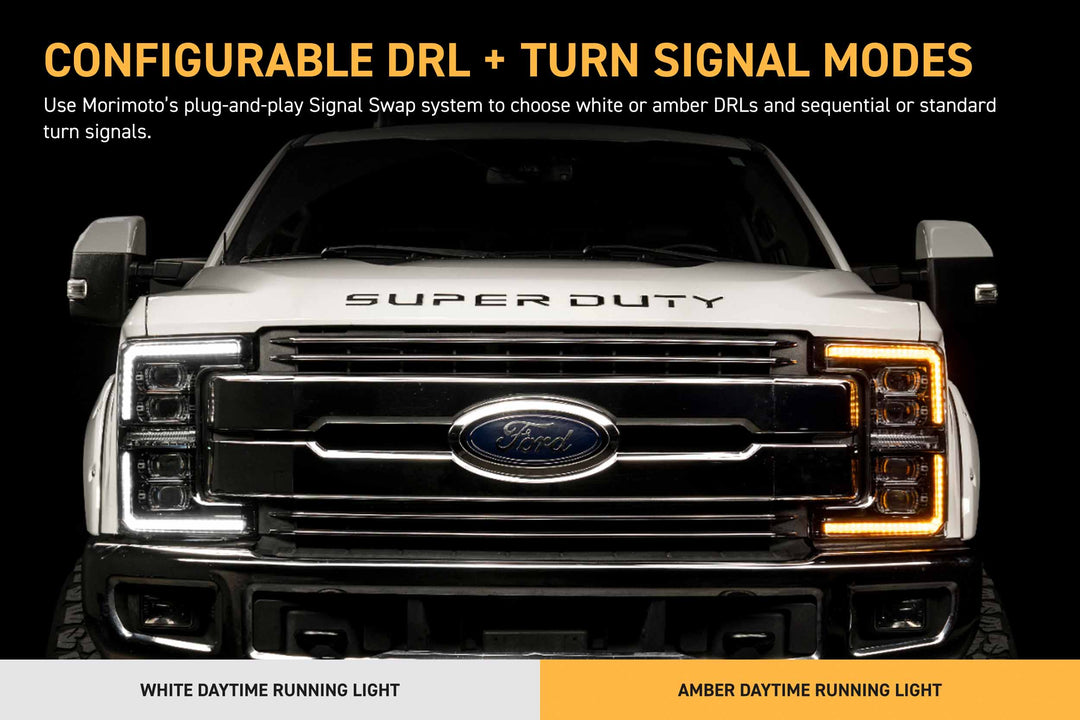 Morimoto XB Evo LED Headlights | 2017-2019 Ford Super Duty
