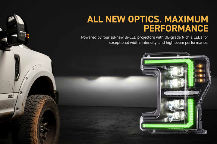 Morimoto XRGB Evo LED Headlights | 2017-2019 Ford Super Duty