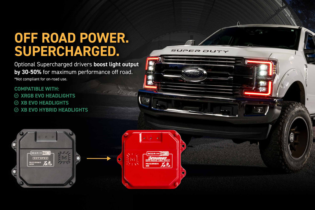 Morimoto XRGB Evo LED Headlights | 2017-2019 Ford Super Duty
