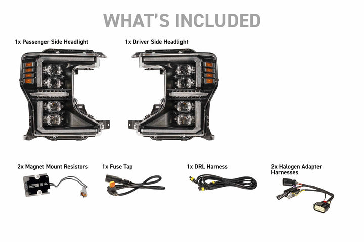 Morimoto XB Evo Hybrid LED Headlights | 2020-2022 Ford Super Duty