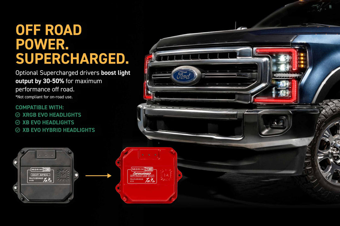 Morimoto XRGB Evo LED Headlights | 2020-2022 Ford Super Duty