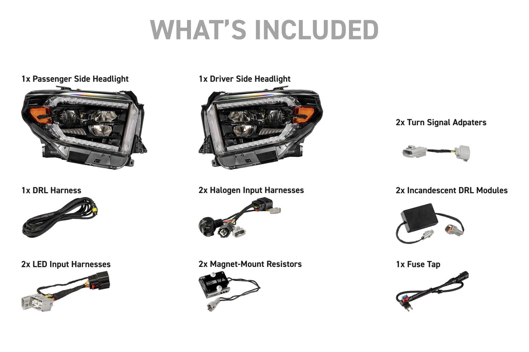 Morimoto 14-21 Toyota Tundra XB Evo Hybrid LED Headlights
