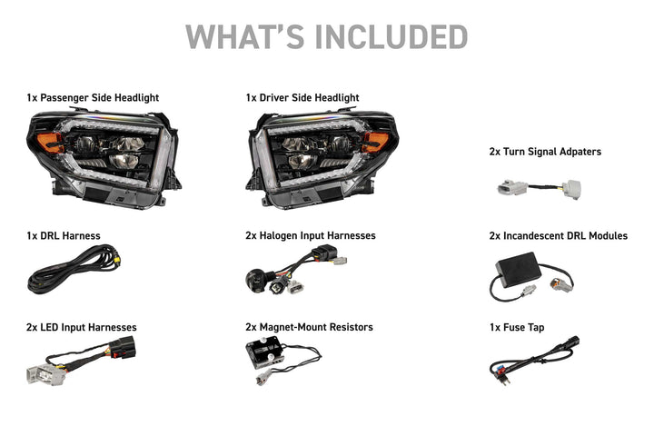 Morimoto 14-21 Toyota Tundra XB Evo Hybrid LED Headlights