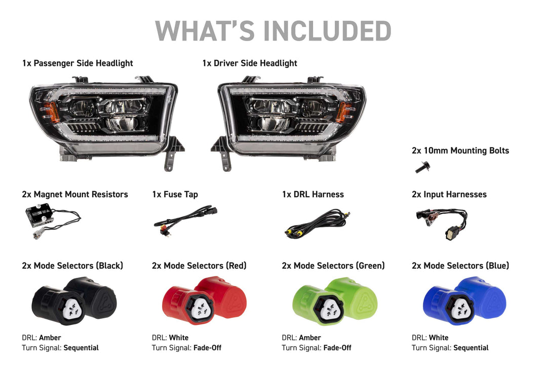 Morimoto 07-13 Toyota Tundra &amp; 08-17 Sequoia XB Evo LED Headlights