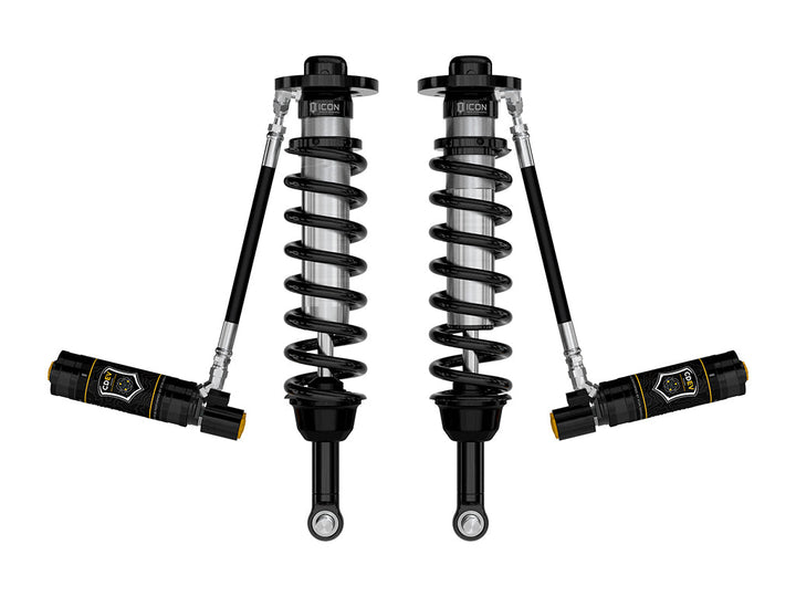 ICON Vehicle Dynamics 2021-2026 Ford F-150 4WD/Tremor, 3.5-4.5"/2.5-3" Lift, Front, V.S. 2.5 Series Coilovers, Remote Reservoir w/ CDEV, Pair