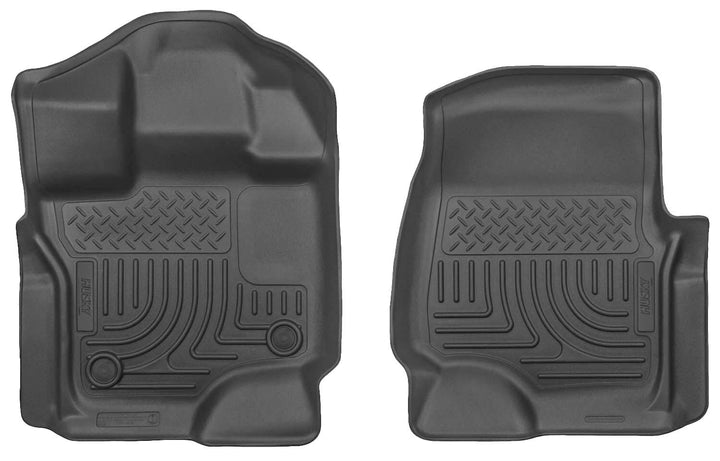 Husky Liners WeatherBeater Front Floor Liners - 2015-2027 Ford F-150 Supercrew