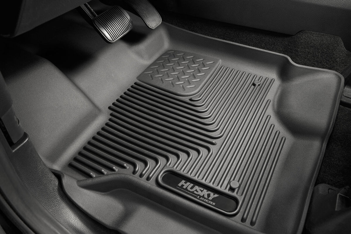 Husky Liners WeatherBeater Front Floor Liners - 2015-2027 Ford F-150 Supercrew