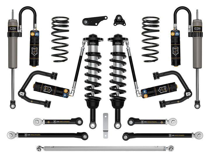 ICON Vehicle Dynamics 2024-2026 Toyota Land Cruiser 250 Series, 1.25-3" Lift, Stage 9 Suspension System, CDXS, Tubular