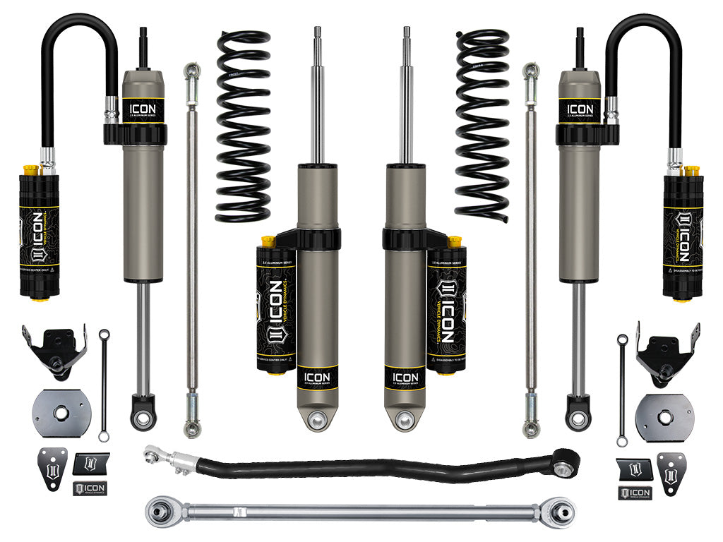 ICON Vehicle Dynamics 2014-2026 Ram 2500 4WD, Diesel, OEM Air Spring Rear, 4.5" Lift, Stage 3 Suspension System