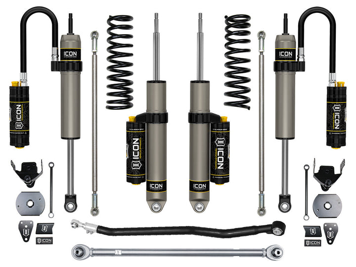 ICON Vehicle Dynamics 2014-2026 Ram 2500 4WD, Diesel, OEM Air Spring Rear, 4.5" Lift, Stage 3 Suspension System