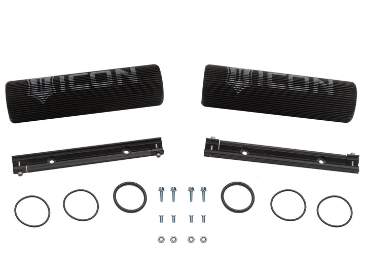 ICON Vehicle Dynamics Finned Reservoir Upgrade Kit, 10" Long