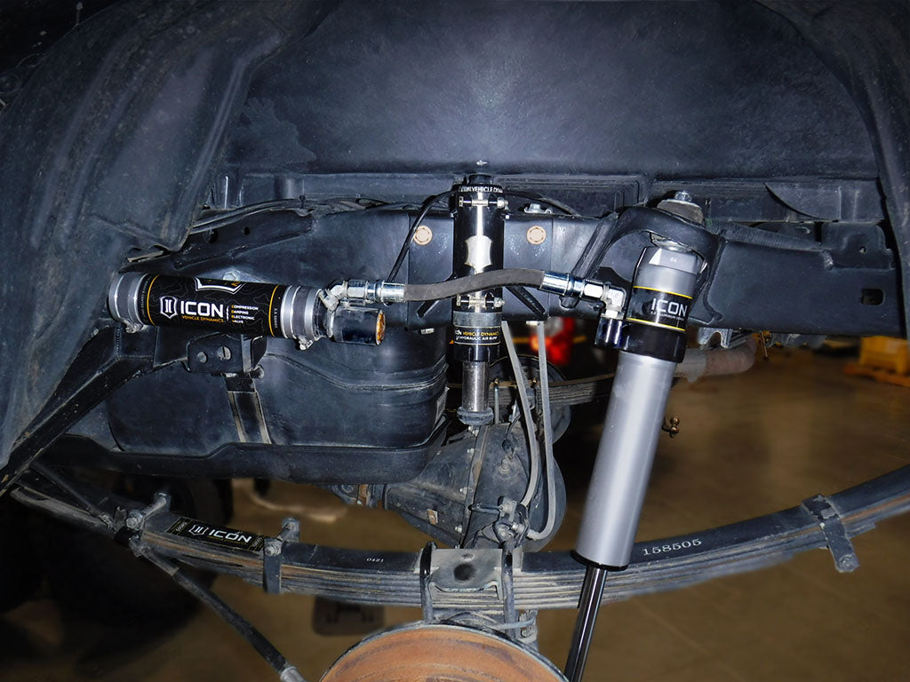 ICON Vehicle Dynamics 2005-2023 Toyota Tacoma, Rear, V.S. 2.5 Aluminum Series RXT Shock Absorbers, Remote Reservoir w/ CDEV, Pair