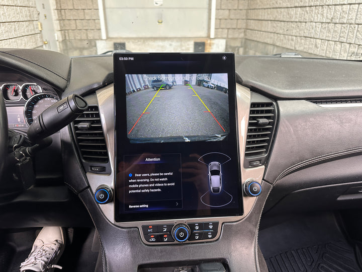 Chevrolet Tahoe &amp; Suburban &amp; GMC Yukon Tesla Style Screen 2015-2020