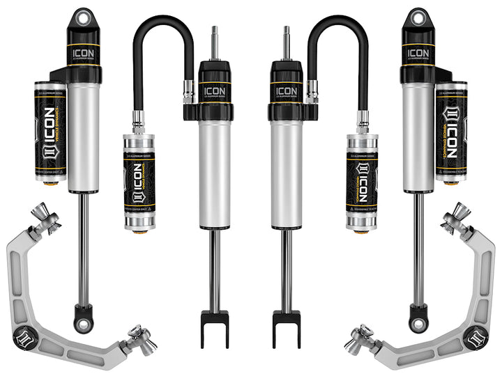 ICON Vehicle Dynamics 2020-2026 GM 2500/3500 HD, 0-2" Lift, Stage 2 Suspension System, Billet