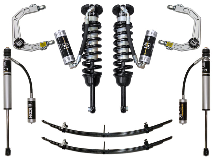 ICON Vehicle Dynamics 2005-2015 Toyota Tacoma 0-3.5" Lift, Stage 4 Suspension System, Billet