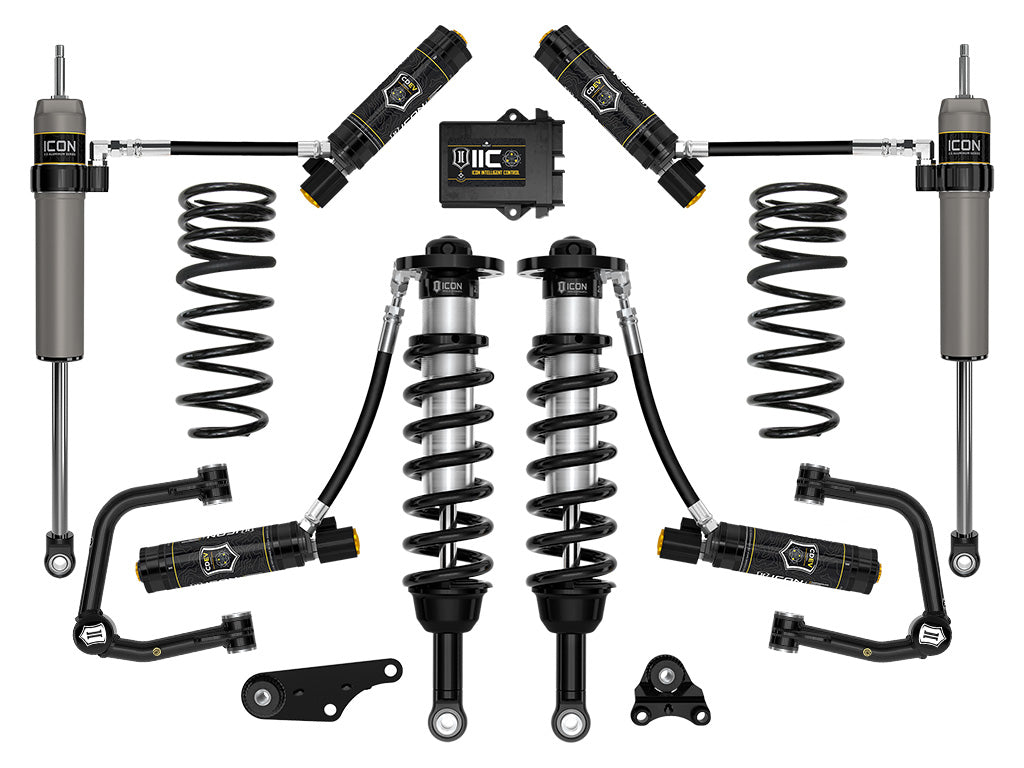 ICON Vehicle Dynamics 2024-2026 Toyota Tacoma 1.25-3" Lift, Stage 6 Suspension System, Tubular, Triple Rate Rear Springs