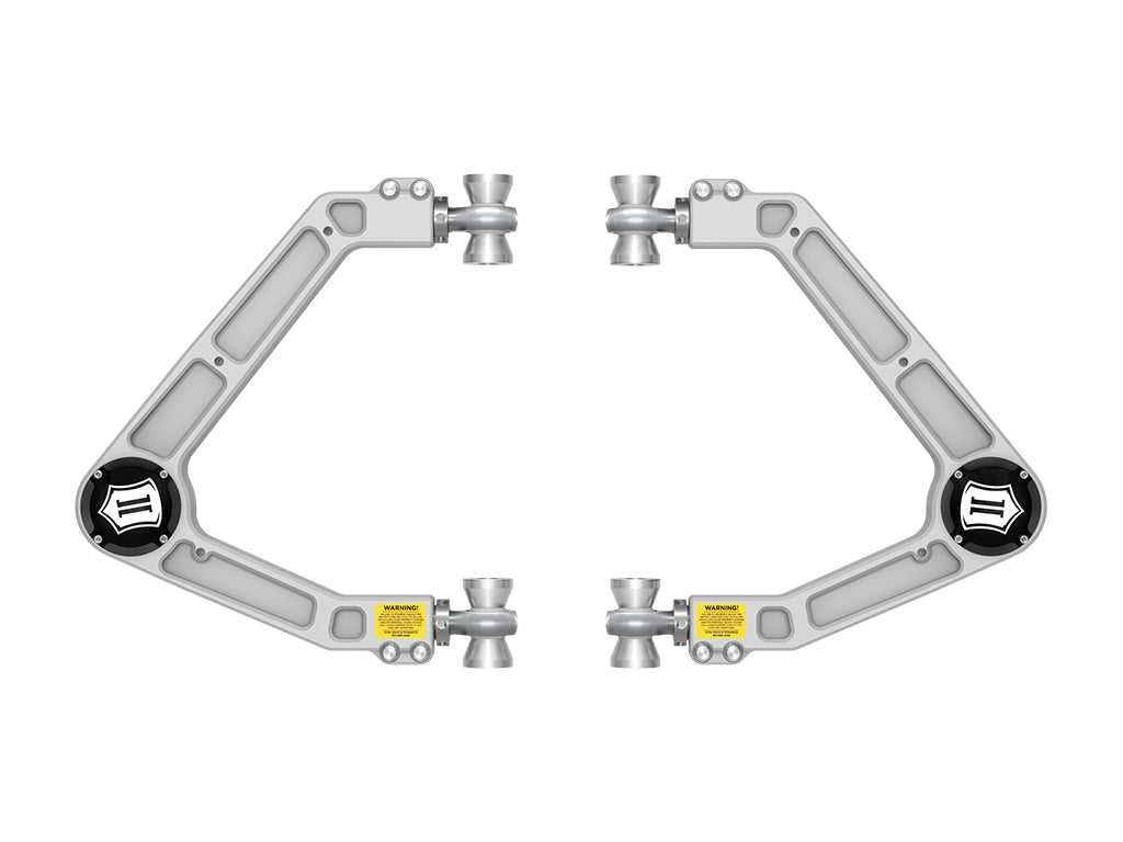 ICON Vehicle Dynamics 2023-2026 Chevrolet Colorado WT, LT, &amp; Z71, Billet Upper Control Arms, w/ Delta Joint PRO