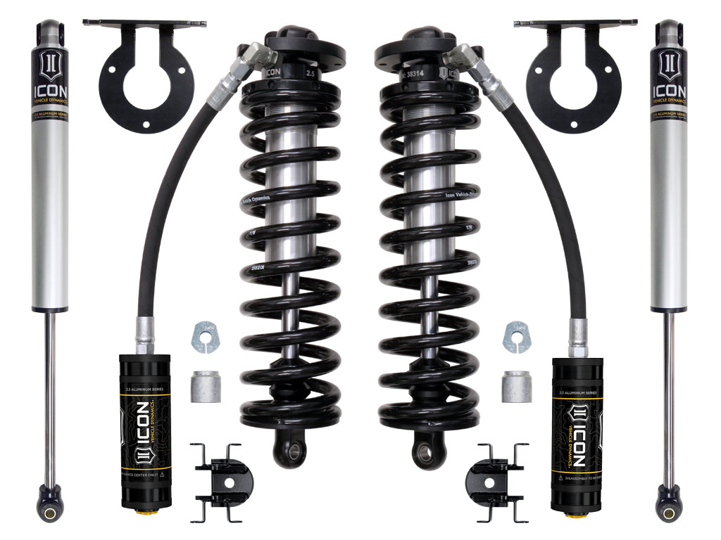 ICON Vehicle Dynamics 2017-2023 Ford F-250/F-350 Super Duty 4WD, 2.5-3" Lift, Stage 1 Coilover Conversion System