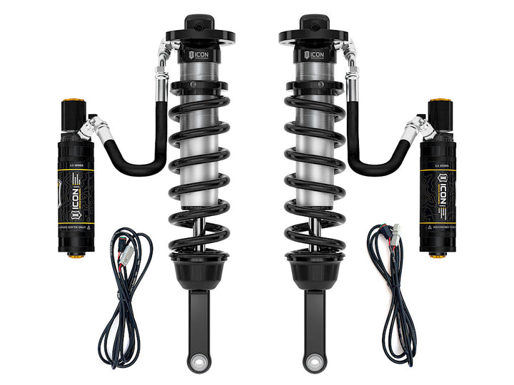 ICON Vehicle Dynamics 2010-2024 Toyota 4Runner, 0-3.5" Lift, V.S. 2.5 Series Extended Travel Coilover Kit, Remote Reservoir w/ CDEV