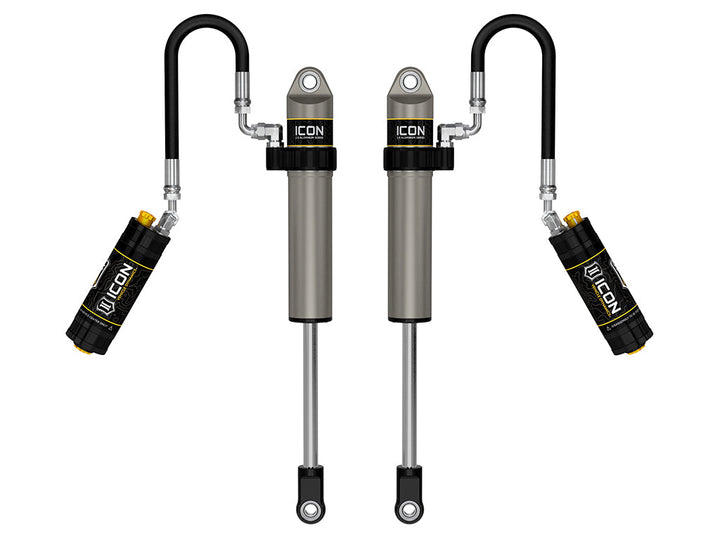 ICON Vehicle Dynamics 2005-2023 Toyota Tacoma, Front, V.S. 2.5 Aluminum Series Shock Absorbers, S2 Secondary Shocks, Remote Reservoir w/ CDCV, Pair