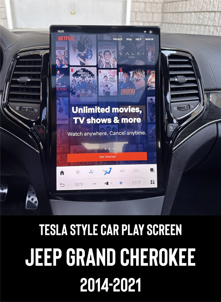 Jeep Grand Cherokee Tesla Style Screen 2014-2021