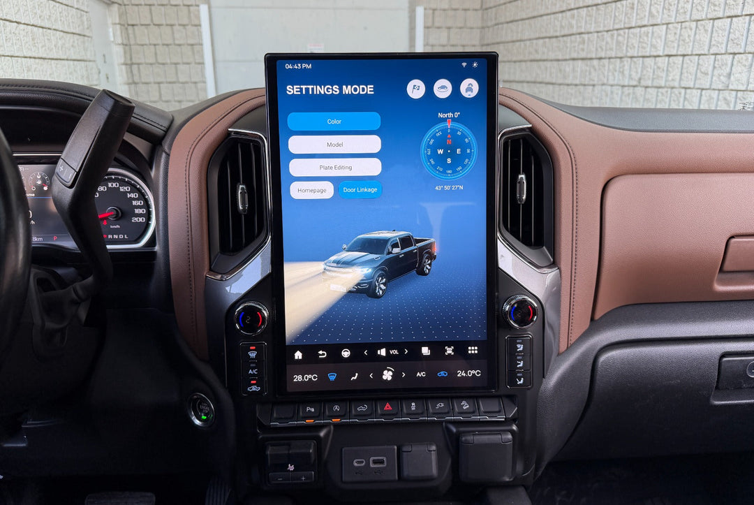 Chevy Silverado 2500 "BIG 17" Tesla Style Screen 2019-2026