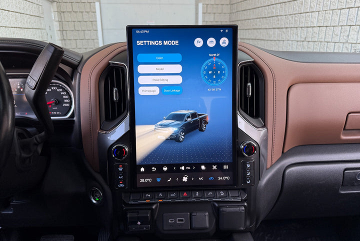 Chevy Silverado 2500 "BIG 17" Tesla Style Screen 2019-2026