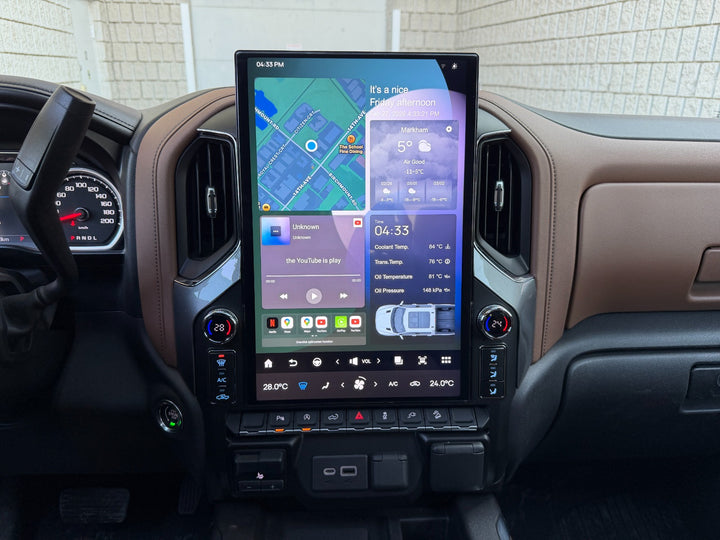 Chevy Silverado 2500 "BIG 17" Tesla Style Screen 2019-2026
