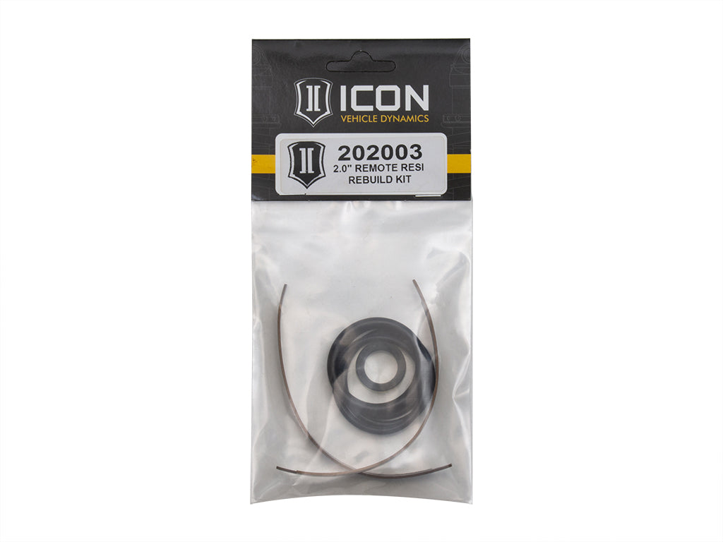 ICON Vehicle Dynamics 2.0 Aluminum Series Shock Absorber, Rebuild Kit, Remote Reservoir