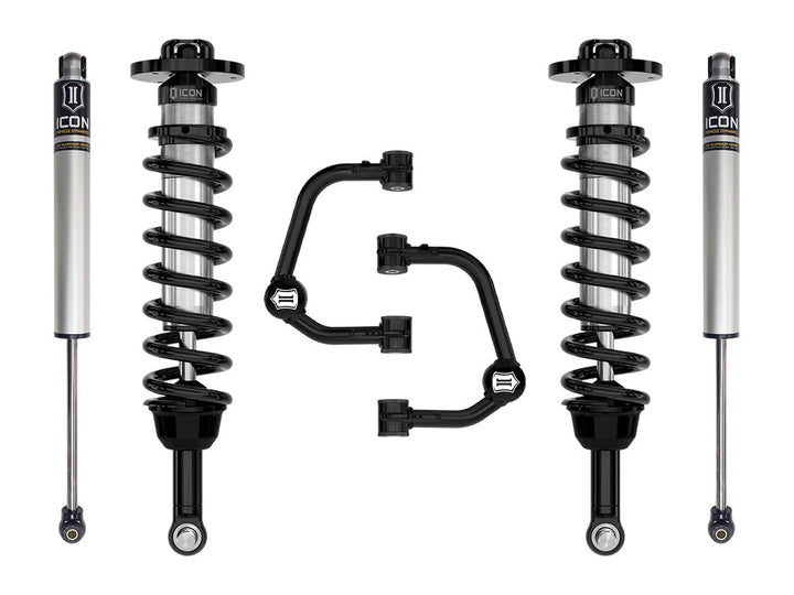 ICON Vehicle Dynamics 2021-2026 Ford F-150 Tremor, 2.5-3" Lift, Stage 1 Suspension System, Tubular