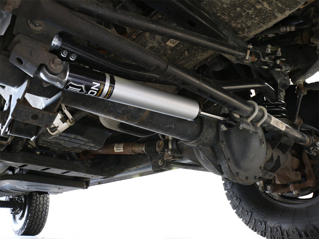 ICON Vehicle Dynamics 2009-2026 Ram 2500/3500 HD, V.S. 2.0 Aluminum Series, Steering Stabilizer Shock, Stock Replacement, Internal Reservoir