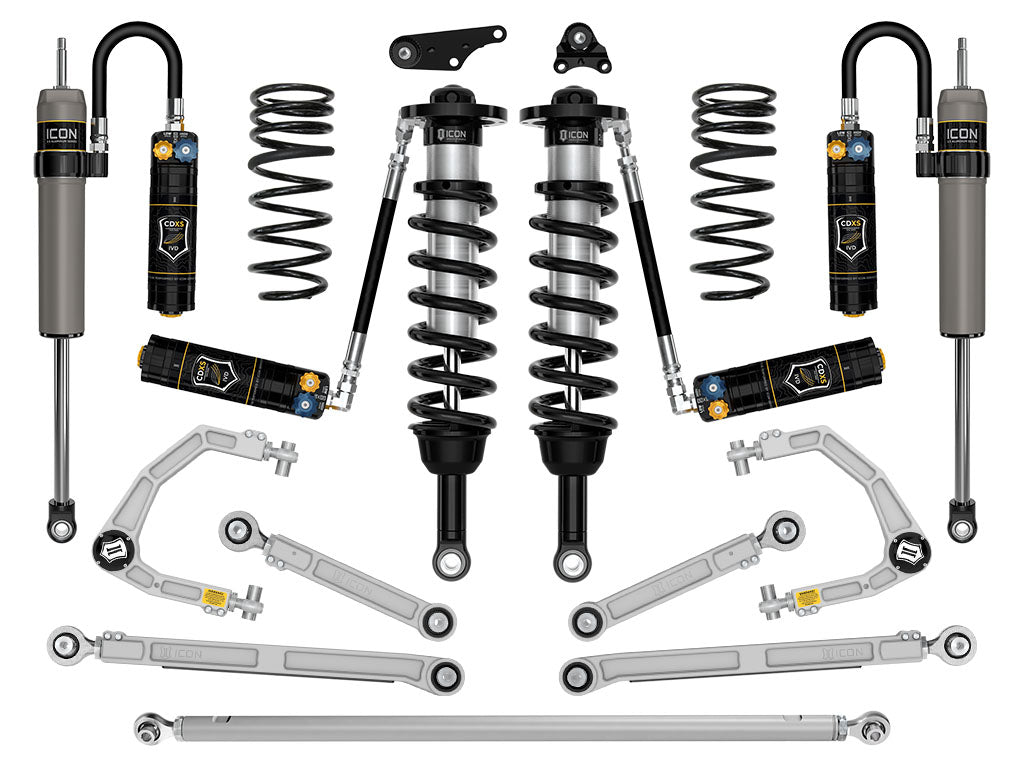 ICON Vehicle Dynamics 2024-2026 Toyota Tacoma 1.25-3" Lift, Stage 12 Suspension System, Billet