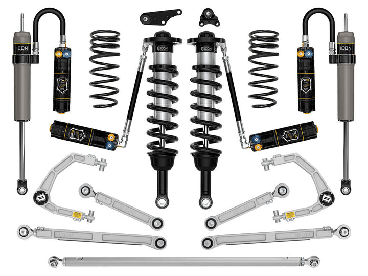 ICON Vehicle Dynamics 2024-2026 Toyota Tacoma 1.25-3" Lift, Stage 12 Suspension System, Billet