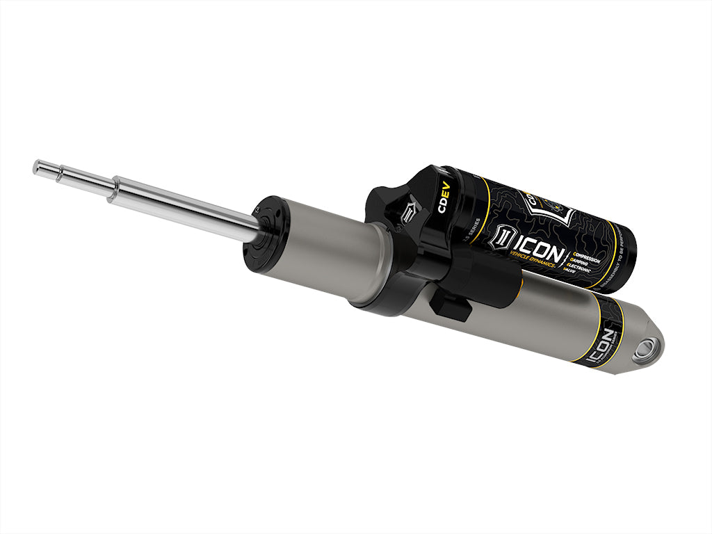 ICON Vehicle Dynamics 2014-2026 Ram 2500, 2" Lift, Rear, V.S. 2.5 Aluminum Series Shock Absorbers, Piggyback Reservoir w/ CDEV, Pair