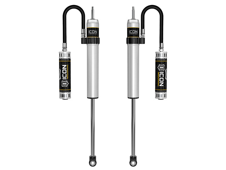ICON Vehicle Dynamics 2003-12 Ram 2500/3500 HD, 4.5” Lift, Front, 2.5 VS Remote Res Shocks, Pair