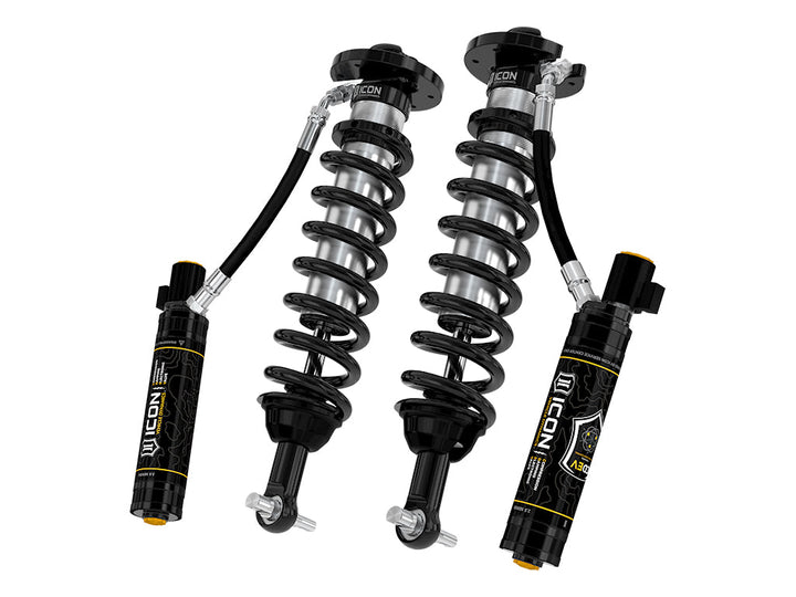ICON Vehicle Dynamics 2022-2025 Ford F-150 Lightning, Lowered 0-2", Front, V.S. 2.5 Series Coilover Kit, Remote Reservoir w/ CDEV, Pair