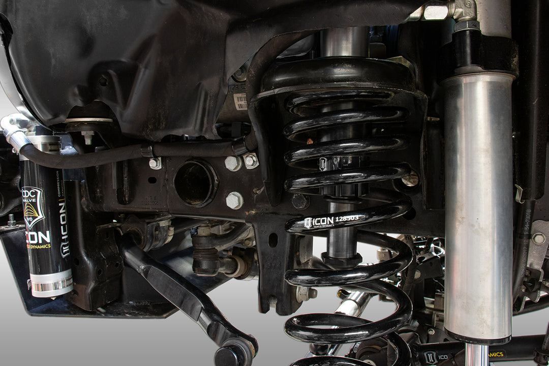 ICON Vehicle Dynamics 2020-2023 Jeep Gladiator/2018-2023 Wrangler JL/2007-2018 Wrangler JK, Front, 2.0 Hydraulic Bump Stop Kit