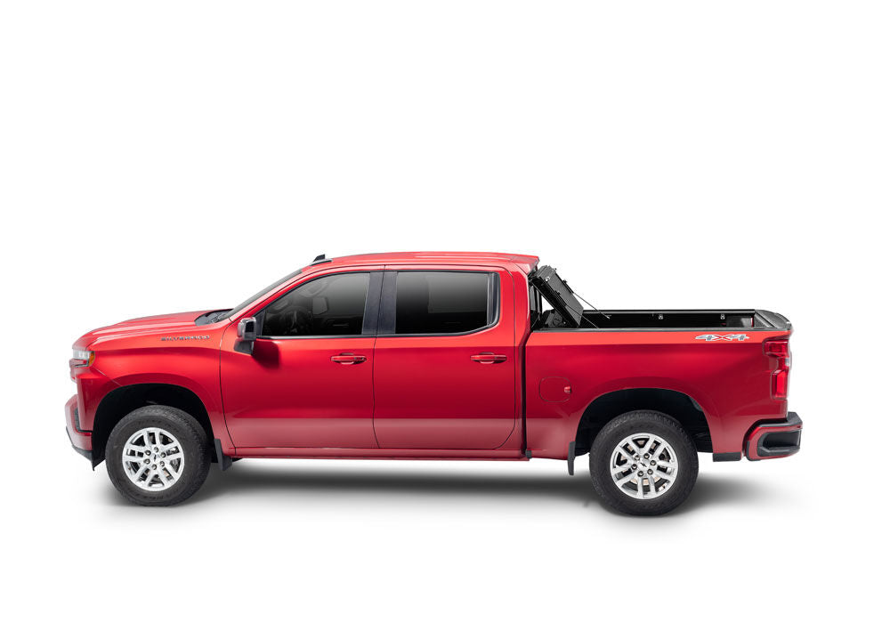 BAK BAKFlip G2 Hard Folding Truck Bed Cover Rails Mounted Low Enough To Use Standard C Clamps 2004-2013 Silverado/Sierra 5 Foot 9 Inch Bed