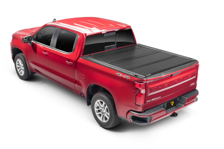 BAK BAKFlip G2 Hard Folding Truck Bed Cover Rails Mounted Low Enough To Use Standard C Clamps 2004-2013 Silverado/Sierra 5 Foot 9 Inch Bed