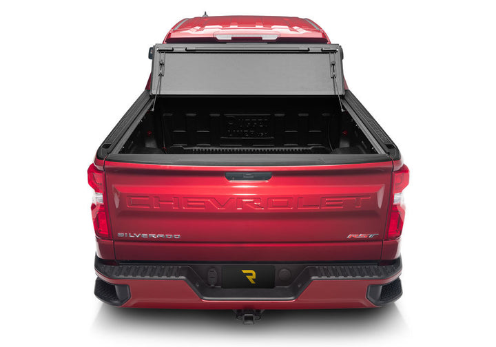 BAK BAKFlip G2 Hard Folding Truck Bed Cover Rails Mounted Low Enough To Use Standard C Clamps 2004-2013 Silverado/Sierra 5 Foot 9 Inch Bed