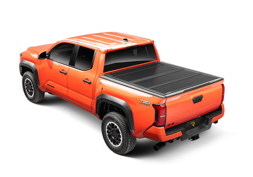 BAK BAKFlip G2 Hard Folding Truck Bed Cover Rail Mounts Near Top of Bed Rail 2005-2015 Toyota Tacoma with Deck Rail System