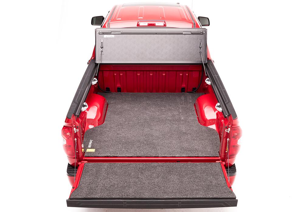 BAK BAKFlip G2 Hard Folding Truck Bed Cover Rail Mounts Near Top of Bed Rail Rails Can Be Lowered Using Drop Down Brackets 2007-2021 Toyota Tundra without Deck Rail System without Trail Special Edition Storage Boxes