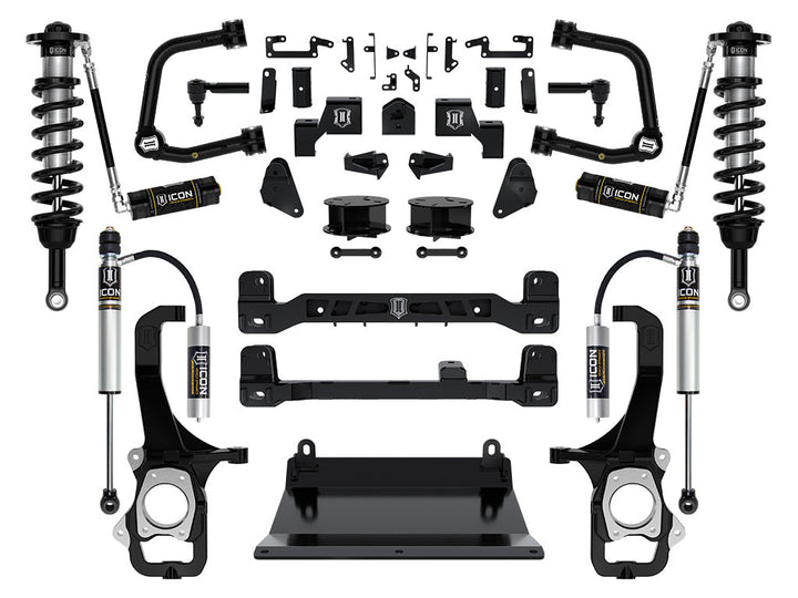 ICON Vehicle Dynamics 2022-2026 Toyota Tundra, 6" Lift, Stage 3 Suspension System, Tubular