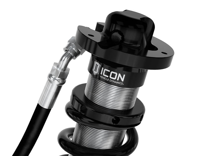 ICON 2005-2023 Toyota Tacoma, 0-3.5"/0-2.75" Lift, Front, V.S. 2.5 Series Coilover Kit, Extended Travel, Remote Reservoir, 700 lbs/in Coils, Pair