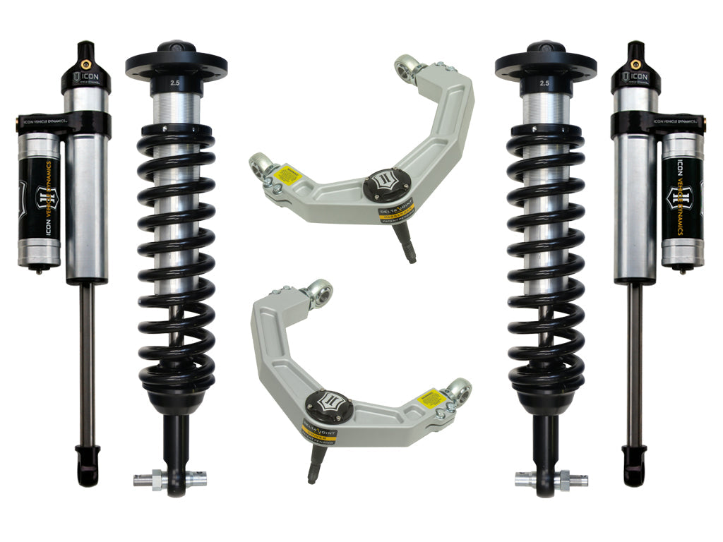 ICON Vehicle Dynamics 2014 Ford F-150 2WD, 0-2.63" Lift, Stage 3 Suspension System, Billet