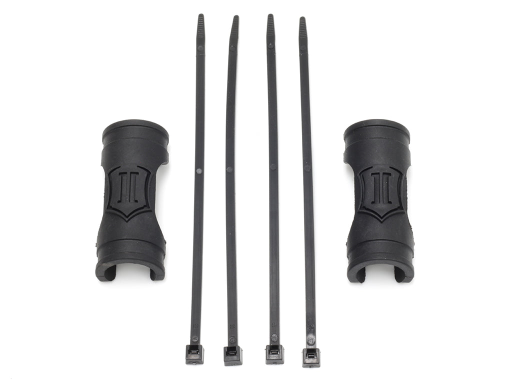 ICON Vehicle Dynamics -4 To -10 Shock Reservoir Hose Shield Kit