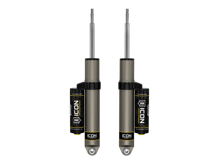ICON Vehicle Dynamics 2014-2026 Ram 2500, 0" Lift Coil/3" Lift Air Ride, Rear, V.S. 2.5 Aluminum Series Shock Absorbers, Piggyback Reservoir, Pair