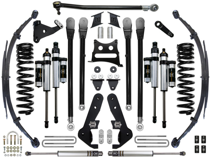 ICON Vehicle Dynamics 2017-2022 Ford F250/F350, 7" Lift, Stage 4 Suspension System