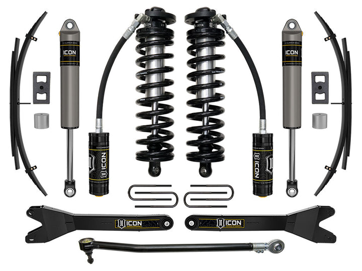 ICON Vehicle Dynamics 2023-2026 Ford F-250/F-350 Super Duty 4WD, 2.5-3" Lift, Stage 2 Coilover Conversion System w/ Radius Arms &amp; Expansion Packs